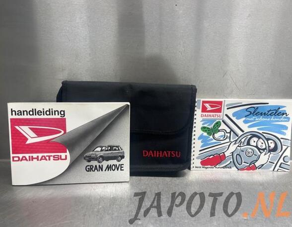 Operation manual DAIHATSU GRAN MOVE (G3)