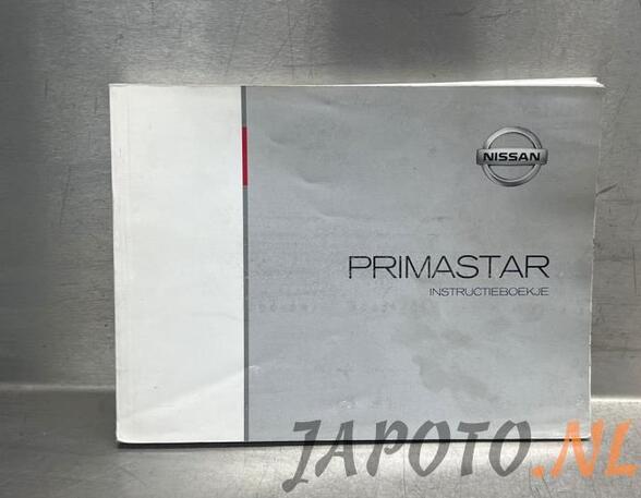 Operation manual NISSAN PRIMASTAR Van (X83)