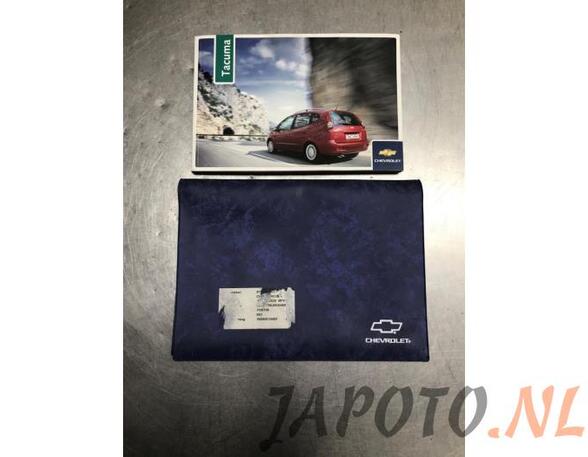 Operation manual CHEVROLET REZZO MPV (U100)