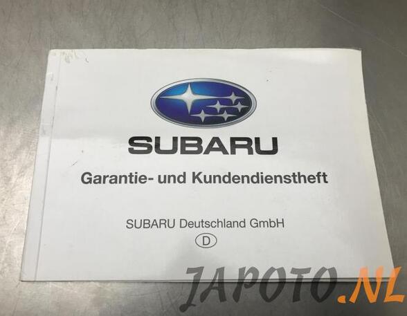 Handleiding SUBARU IMPREZA Estate (GG)