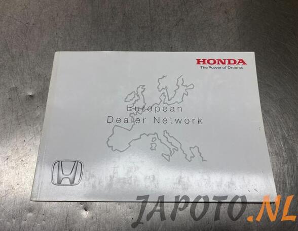 Operation manual HONDA JAZZ II (GD_, GE3, GE2)