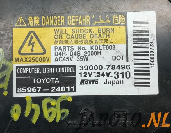 Control gear for Xenon TOYOTA VERSO (_R2_)