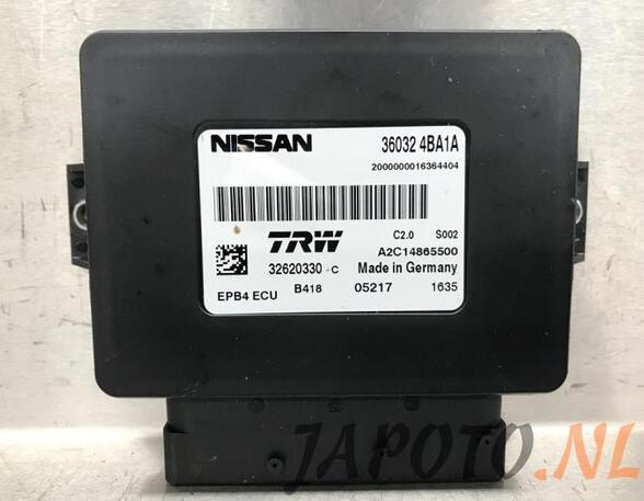 Control unit for fixing brake NISSAN QASHQAI II SUV (J11, J11_)