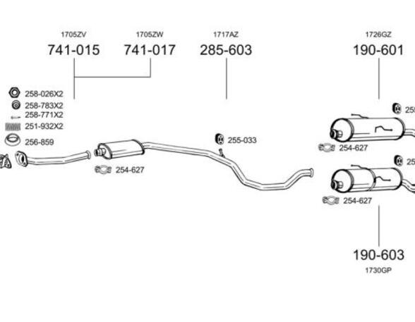 End Silencer PEUGEOT 206 CC (2D)