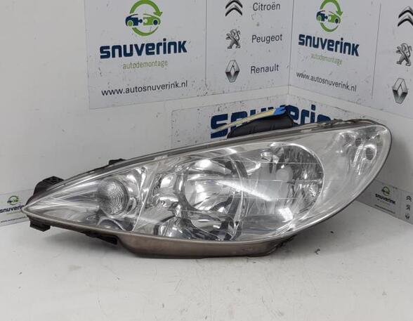 Headlight PEUGEOT 206 Schrägheck (2A/C), PEUGEOT 206 Stufenheck (--), PEUGEOT 206 SW (2E/K)