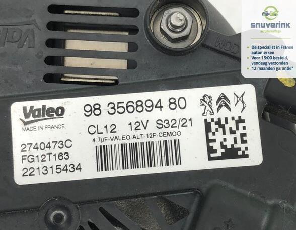 Alternator PEUGEOT 208 II (UB_, UP_, UW_, UJ_)