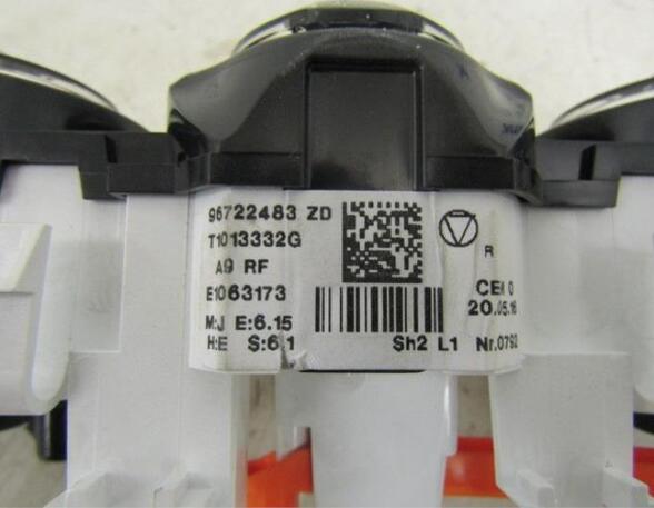 Heating & Ventilation Control Assembly PEUGEOT 208 I (CA, CC)