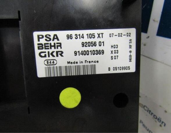 Heating & Ventilation Control Assembly CITROËN Xsara Picasso (N68)