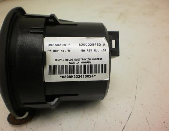 Heating & Ventilation Control Assembly RENAULT Espace IV (JK0/1)