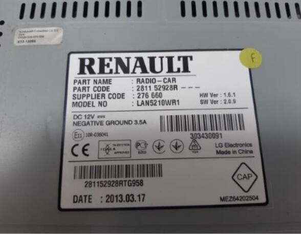 P13082661 Multifunktionsanzeige RENAULT Clio Grandtour IV (R) 281152928R