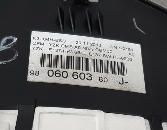 Instrument Cluster PEUGEOT 208 I (CA, CC)