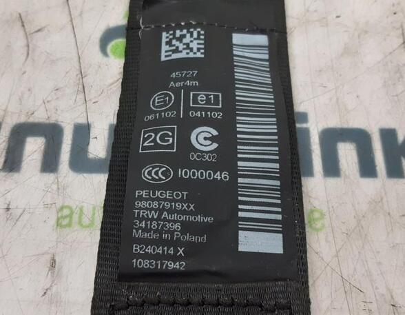 Safety Belts PEUGEOT 308 II (L3, LB, LH, LP, LW)