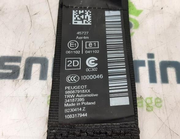 Safety Belts PEUGEOT 308 II (LB_, LP_, LW_, LH_, L3_)