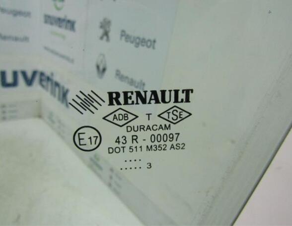 Door Glass RENAULT Clio III (BR0/1, CR0/1), RENAULT Clio IV (BH), RENAULT Captur I (H5, J5)