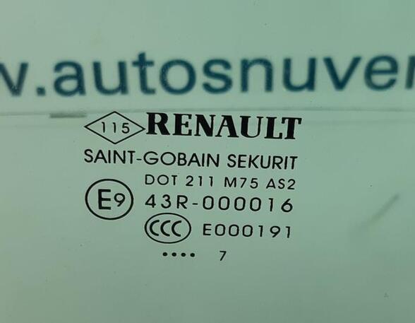 Door Glass RENAULT Megane IV Grandtour (K9A/M), RENAULT Megane IV Grandtour (K9A/M/N)