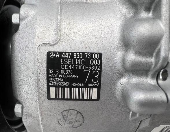 Air Conditioning Compressor MERCEDES-BENZ Vito Kasten (W447), MERCEDES-BENZ Vito Mixto (Double Cabin) (W447)