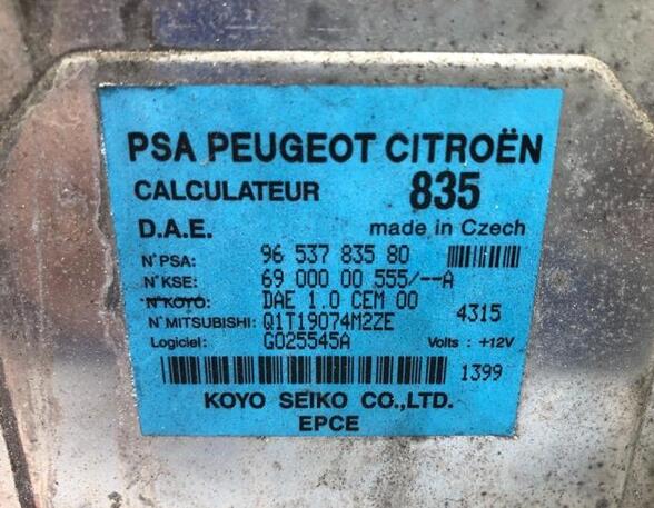 Control unit for power steering CITROËN C3 I (FC, FN)