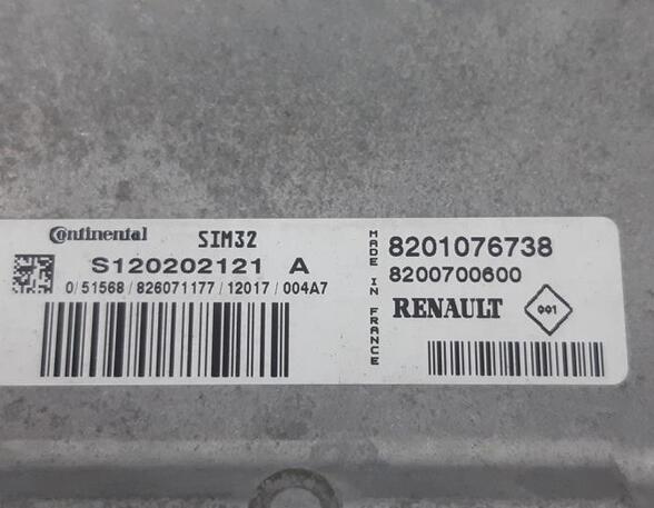 Engine Management Control Unit RENAULT Twingo II (CN0)