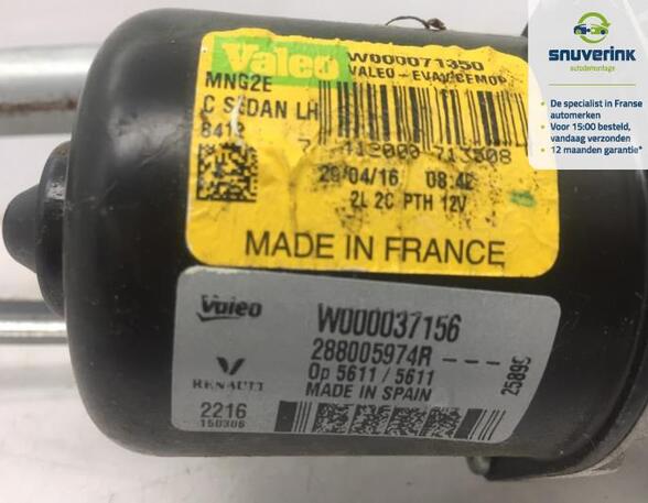 Wiper Motor RENAULT MEGANE IV Hatchback (B9A/M/N_), RENAULT MEGANE E-TECH SUV