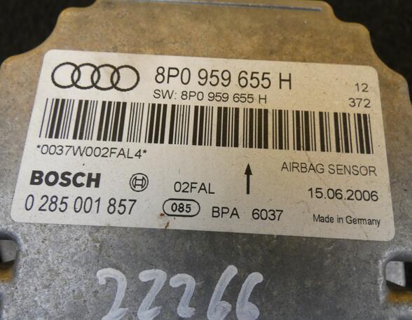 Airbag Control Unit AUDI A3 (8P1), AUDI A3 Sportback (8PA)