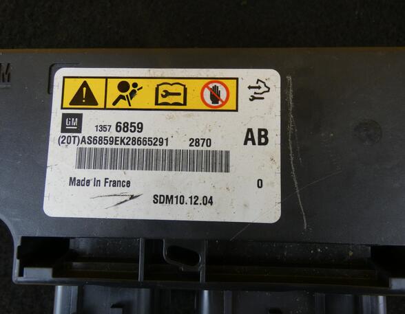 Airbag Control Unit OPEL Meriva B Großraumlimousine (S10)