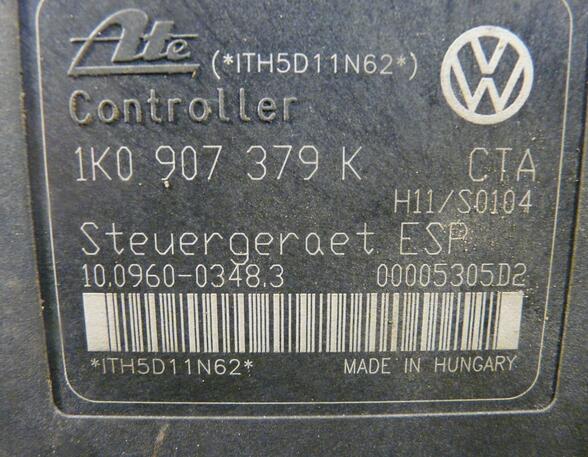 Asr Control Unit VW GOLF PLUS (5M1, 521)