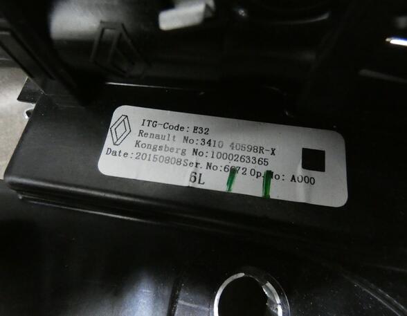 Transmission Shift Lever RENAULT ZOE (BFM_)