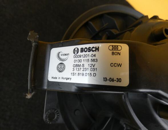 Interior Blower Motor VW UP! (121, 122, 123, BL1, BL2, BL3)