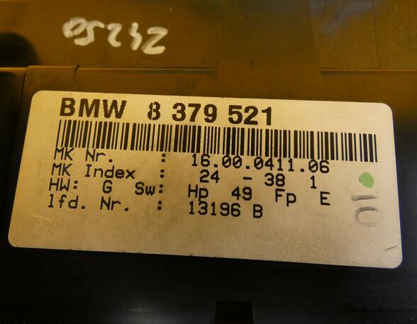 Heating & Ventilation Control Assembly BMW 3 (E36)