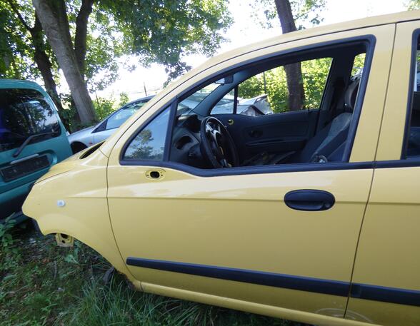 Tür vorne links Matiz S Highway Yellow 52U Chevrolet/Daewoo Matiz  (Typ:KL1K) Matiz S