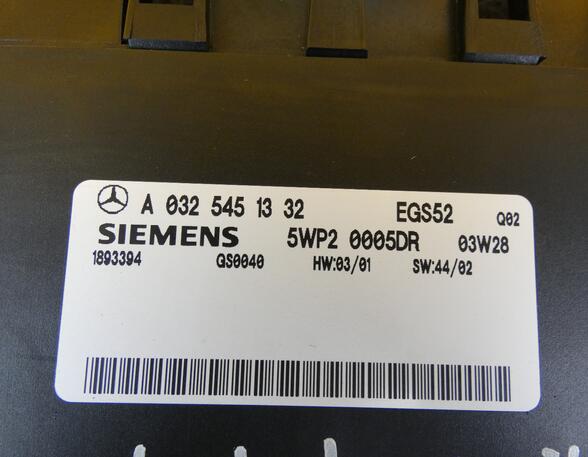 Control unit for gearbox MERCEDES-BENZ CLK Cabriolet (A209)