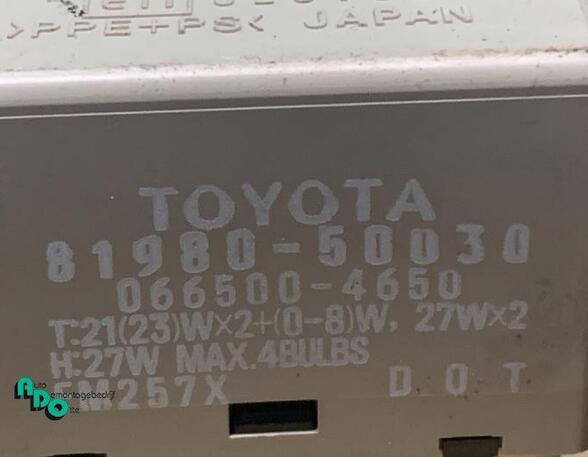 Fuse Box TOYOTA YARIS VERSO (_P2_)