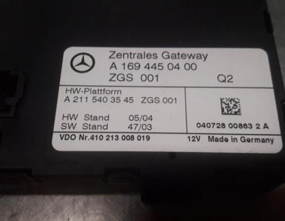 Control unit gateway MERCEDES-BENZ A-CLASS (W169)