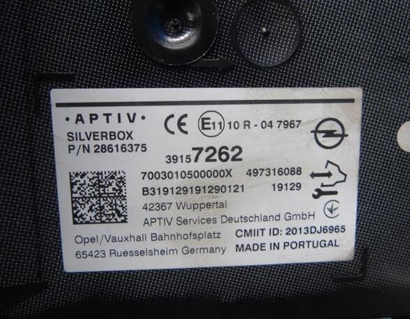 Audio-Verstärker Opel Astra K Sports Tourer B16 39157262 P21326197