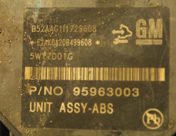 Abs Hydraulic Unit CHEVROLET Spark (M300)