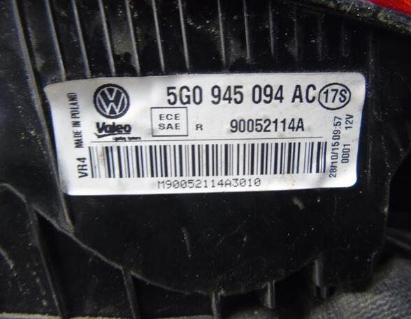 Achterlicht VW GOLF VII (5G1, BQ1, BE1, BE2), VW GOLF VII Variant (BA5, BV5), VW GOLF VIII Variant (CG5)