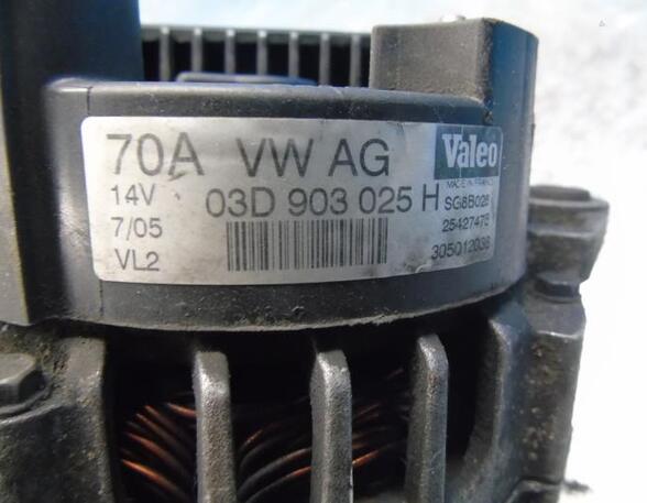 Dynamo (Alternator) VW FOX Hatchback (5Z1, 5Z3, 5Z4)