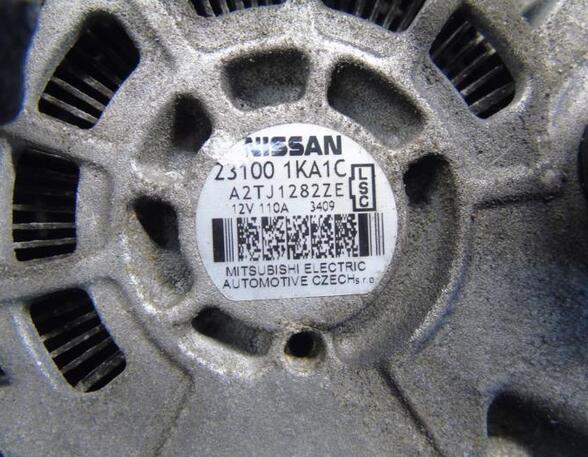 Alternator NISSAN QASHQAI / QASHQAI +2 I (J10, NJ10, JJ10E), NISSAN NV200 Van