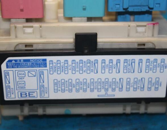 Fuse Box TOYOTA Yaris (KSP9, NCP9, NSP9, SCP9, ZSP9)