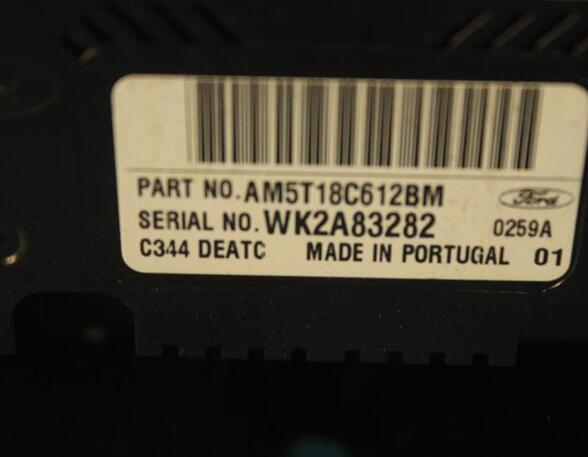 Heating & Ventilation Control Assembly FORD C-MAX II (DXA/CB7, DXA/CEU), FORD GRAND C-MAX (DXA/CB7, DXA/CEU)