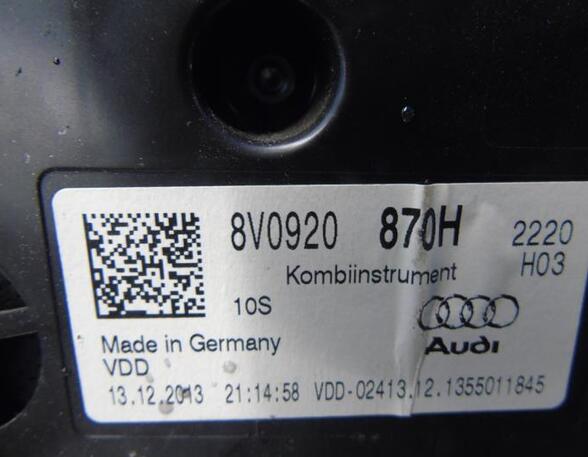 Aanwijsinstrument AUDI A3 Sportback (8VA, 8VF), AUDI A6 Allroad (4GH, 4GJ, C7)