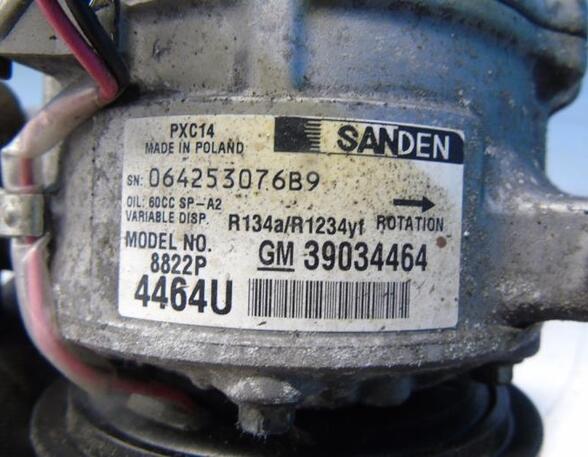 Air Conditioning Compressor OPEL Astra K (B16)