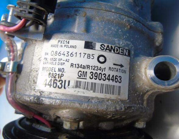 Air Conditioning Compressor OPEL Astra K (B16)