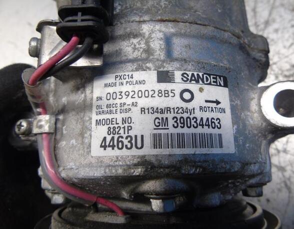 Air Conditioning Compressor OPEL ASTRA K (B16)