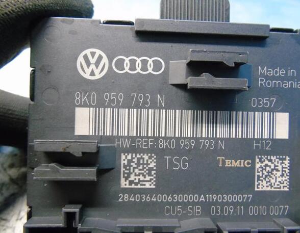 Central Locking System AUDI A4 Avant (8K5, B8), AUDI A5 Sportback (8TA), AUDI A4 Allroad (8KH, B8)