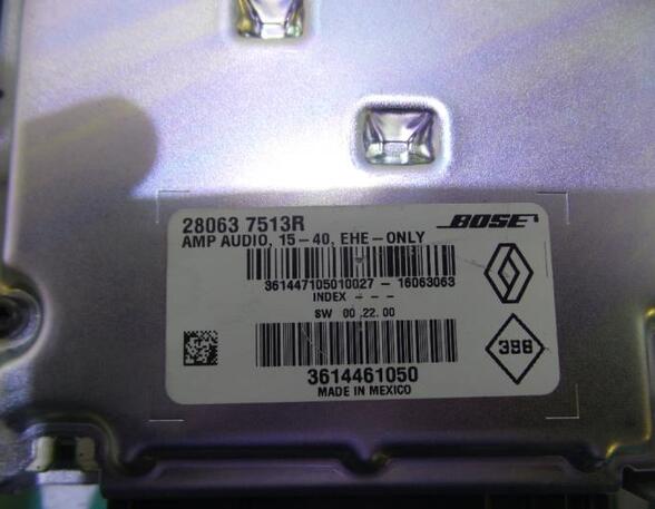 Audio Amplifier RENAULT Megane IV Schrägheck (B9A/M), RENAULT Megane IV Schrägheck (B9A/M/N)