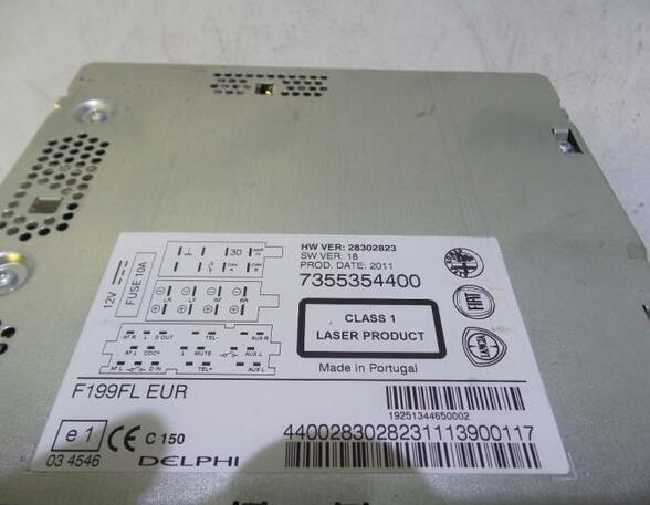 CD-Radio FIAT Grande Punto (199), FIAT Punto (199), FIAT Punto Evo (199)