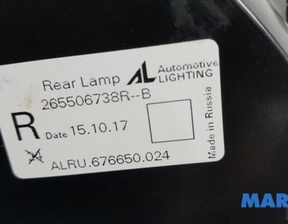 Combination Rearlight RENAULT CAPTUR I (J5_, H5_), RENAULT CLIO IV (BH_)