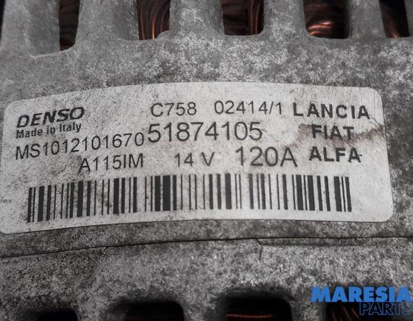 Alternator FIAT PUNTO (199_), FIAT PANDA (312_, 319_), FIAT PANDA VAN (312_, 519_), LANCIA YPSILON (312_)