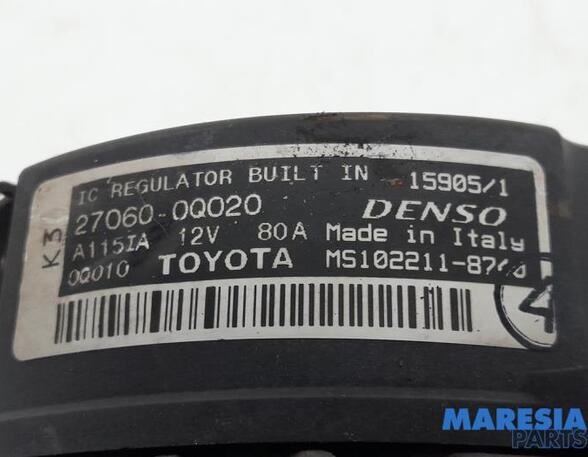 Alternator CITROËN C1 (PM_, PN_), PEUGEOT 107 (PM_, PN_)